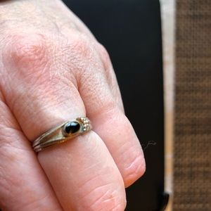 Black Onyx Sterling Silver Ring